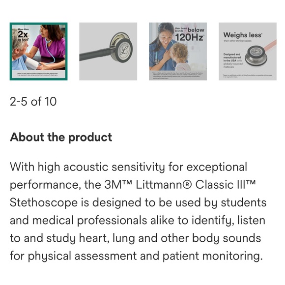 Littmann Classic III Stethoscope - Picture 5 of 5